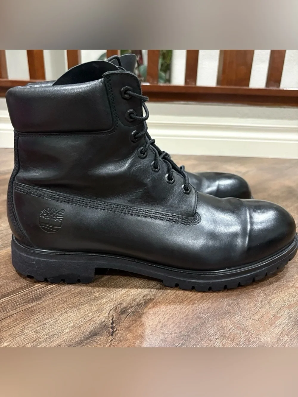 Timberland 10073.BLK Men's 6 inch Premium Waterproof Boots - Black Size 12